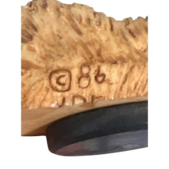 Vintage Yorkshire Terrier Dog Magnet Figurine Bow in Hair 1986 2" Estate Signed - Picture 6 of 6